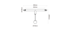 JL011 7W /540 lm 322 mm 24° 3000K Modüler Aydınlatma Sistemi - 2