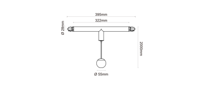 JL011 7W /540 lm 322 mm 24° 3000K Modüler Aydınlatma Sistemi - 2