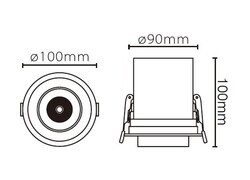 LD502 Hareketli S.A LED Spot (3000K) - 2