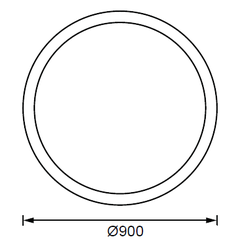 JL091 Lineer Led Davul Armatür (3000K) - 2