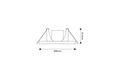 LS456 S Hareketli LED Spot 6W 425Lm (3000K) - 2