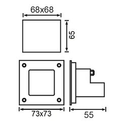 LW401 LED Duvar Armatürü (3000K) - 2